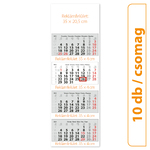Szuper Maxi Classic, 4 tömbös 4 hónapos speditőr naptár - Üres, nyomtatható fejrésszel, 10db/csomag