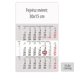 Primus Classic, 12 lapos speditőr naptár - Üres, nyomtatható fejrésszel, 10db/csomag