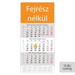 SP1, 12 lapos speditőr naptár - Fejrész nélkül, 10db/csomag