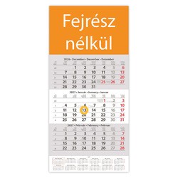 SP1, 12 lapos speditőr naptár - Fejrész nélkül