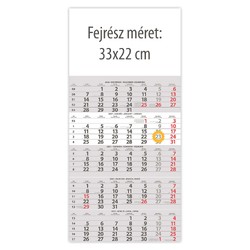 SP15, 12 lapos 5 hónapos speditőr naptár - Üres, nyomtatható fejrésszel