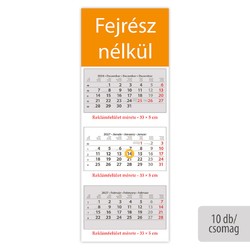 SP3, 3 tömbös 3 hónapos speditőr naptár - Fejrész nélkül, 10db/csomag